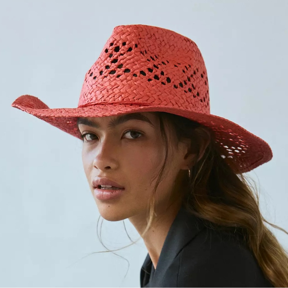 Urban Outfitters Straw Cowboy Hat